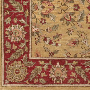 Surya Babylon 8' X 8' Handcrafted Wool Rug - Luxurious New Zealand Texture, Unique Design For Timeless Decor Rust Nz Wool Bl1902-8rd