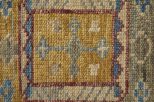 Feizy Rugs Fillmore Hand-knotted Wool Rug - Artisan-crafted Geometric Design With Rich Colors For Any Space Blue,Yellow,Red Wool Fil6944fblumltg00
