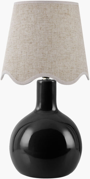 Livabliss Balbao Ceramic Table Lamp with Rattan Shade Warm Bohemian Glow for Bedside Decor BLA-005