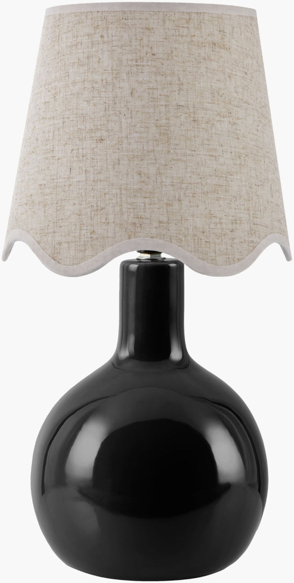 Livabliss Balbao Ceramic Table Lamp with Rattan Shade Warm Bohemian Glow for Bedside Decor BLA-005