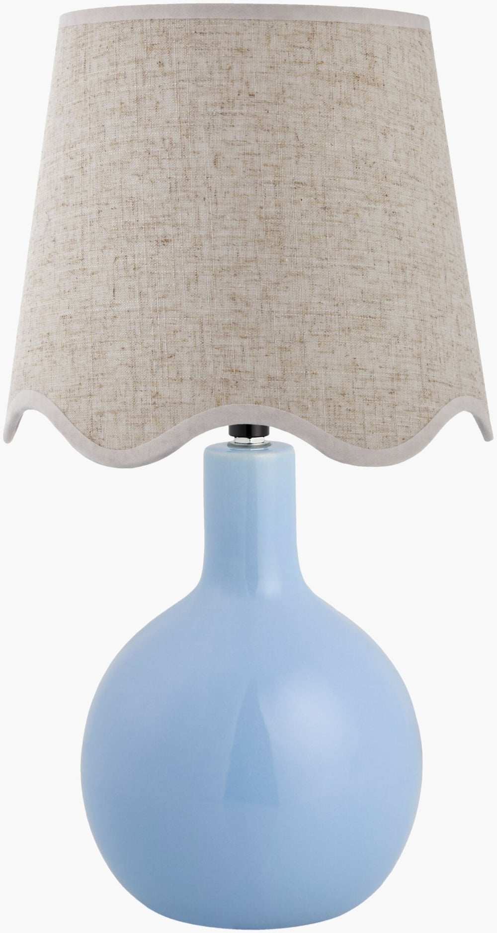Livabliss Balbao Ceramic Base Table Lamp with Woven Rattan Shade for Bohemian Living Rooms BLA-011