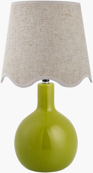 Livabliss Balbao Ceramic Base Table Lamp with Woven Rattan Shade for Coastal Boho Interiors BLA-014