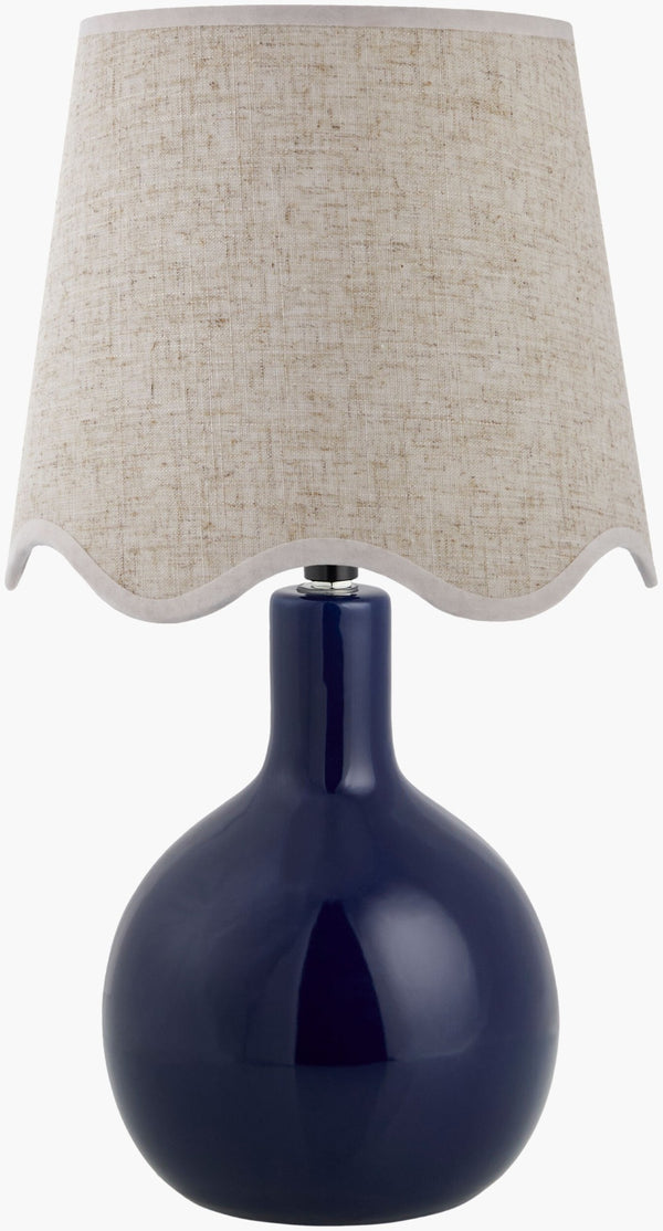 Livabliss Balbao Ceramic Base Table Lamp with Woven Rattan Shade for Bohemian Coastal Rooms BLA-017