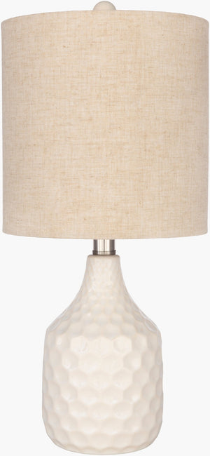 Livabliss Blakely Ceramic Table Lamp with Linen Shade Warm Ambient Glow for Bedroom or Living Room BLA-552