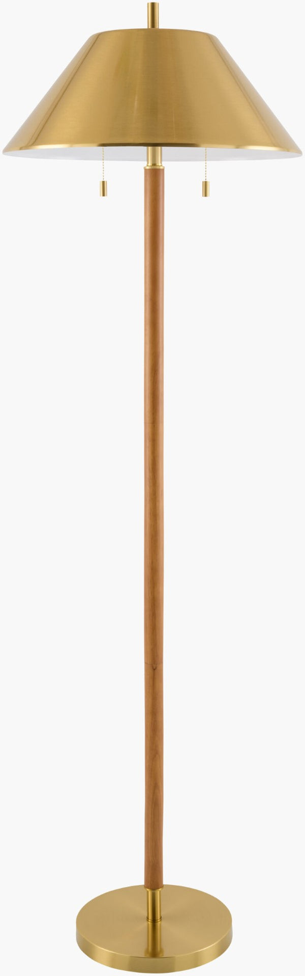Livabliss Baldor Mid-century Modern Floor Lamp with Felt Shade for Reading Nooks and Living Rooms BLDR-001