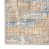 Nourison Calvin KleinCK950 Rush CK951 Machine Made Power-loomed No Border Indoor Only Modern  Rug Blue Beige, Blue Beige High Pile, 100% Polypropylene,Low Pile, 100% Polyester 99446756619