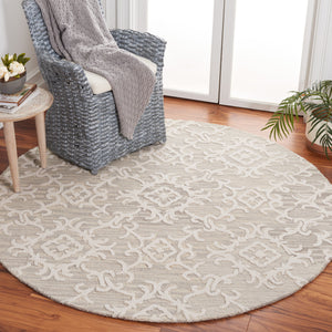 Safavieh Blossom 104 Hand Tufted  Rug Grey / Ivory BLM104A-10
