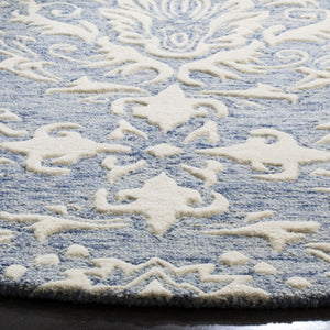 Blossom Hand Tufted Wool Rug - Elegant Indian Design with 7mm Pile Height for Luxurious Comfort