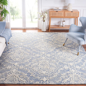 Blossom Hand Tufted Wool Rug - Elegant Indian Design with 7mm Pile Height for Luxurious Comfort