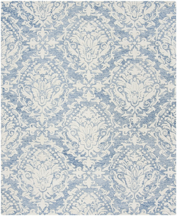 Blossom Hand Tufted Wool Rug - Elegant Indian Design with 7mm Pile Height for Luxurious Comfort