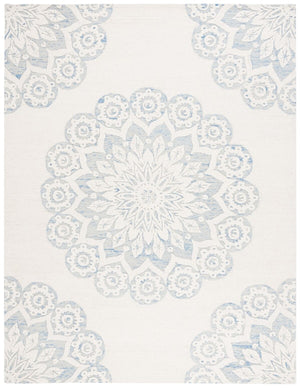 Safavieh Blossom 108 Hand Tufted Country and Floral Rug Ivory / Blue BLM108M-4