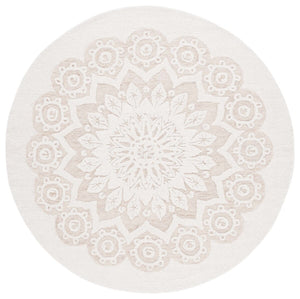 Safavieh Blossom 108 Hand Tufted Country and Floral Rug Ivory / Light Brown BLM108T-4