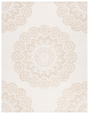 Safavieh Blossom 108 Hand Tufted Country and Floral Rug Ivory / Light Brown BLM108T-4