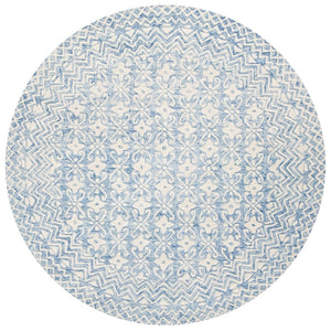 Safavieh Blossom 114 Hand Tufted  Rug IIX Blue / Ivory BLM114M-216