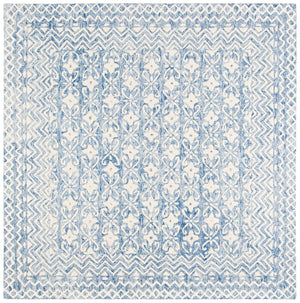 Safavieh Blossom 114 Hand Tufted  Rug IIX Blue / Ivory BLM114M-216