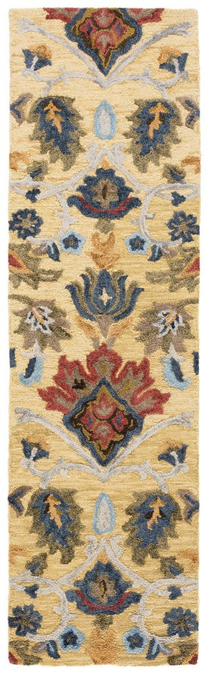 Safavieh Blossom 402 Hand Tufted  Rug IIX Gold / Multi BLM402D-222
