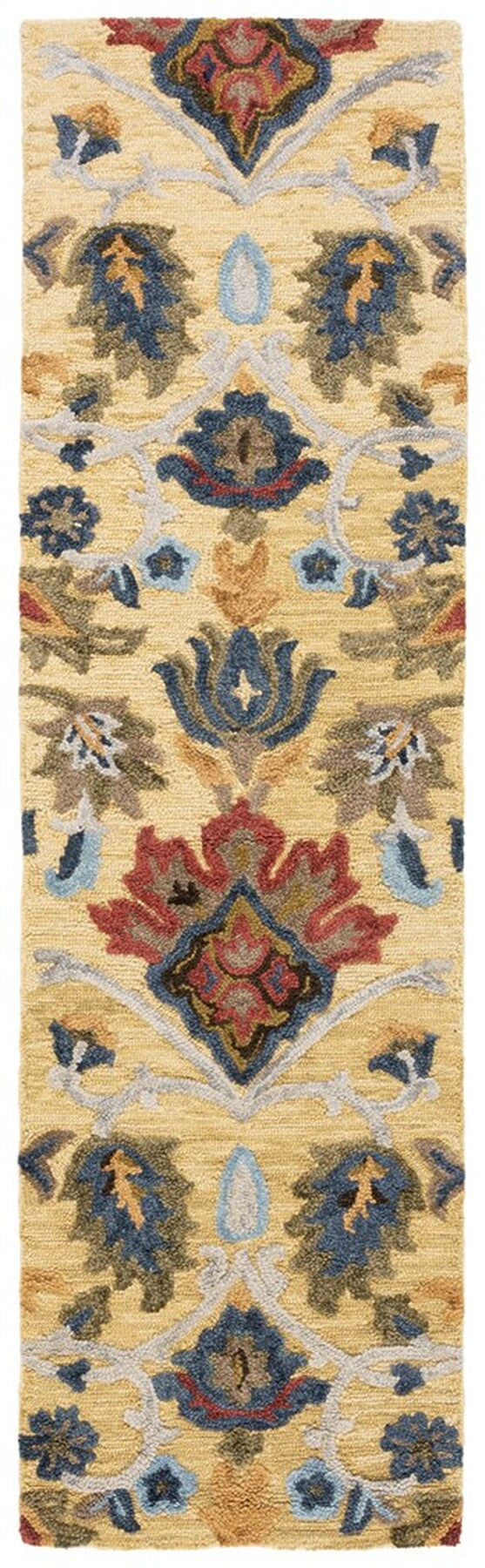 Safavieh Blossom 402 Hand Tufted  Rug IIX Gold / Multi BLM402D-222