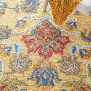 Safavieh Blossom 402 Hand Tufted  Rug IIX Gold / Multi BLM402D-222