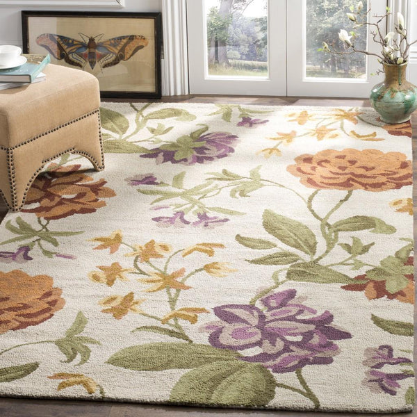 Safavieh Blm788 Hand Hooked  Rug Ivory / Multi BLM788B-3