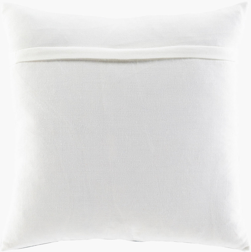 Surya Balliano 20"X20" Modern Accent Pillow Cover - Stylish Woven Polyester For Home Decor & Comfort White Polyester,Polyester Bln002-2020
