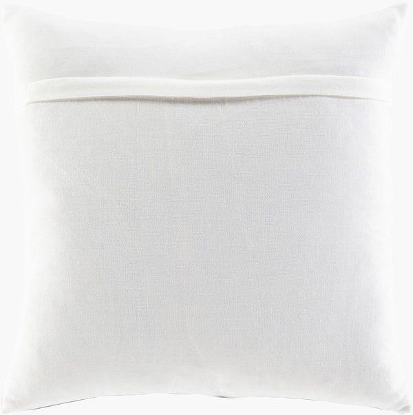 Surya Balliano 20"X20" Modern Accent Pillow Cover - Stylish Woven Polyester For Home Decor & Comfort White Polyester,Polyester Bln002-2020