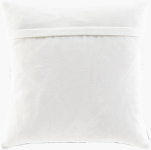 Surya Balliano 20"X20" Modern Accent Pillow Cover - Stylish Woven Polyester For Home Decor & Comfort Blue Polyester,Polyester Bln003-2020p