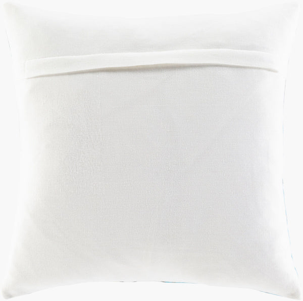 Surya Balliano 20"X20" Modern Accent Pillow Cover - Stylish Woven Polyester For Home Decor & Comfort White Polyester,Polyester Bln006-2020