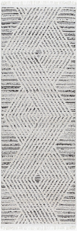 Livabliss Berlin Geometric Runner Rug Turkey Woven Polypropylene Blend for Hallways and Entryways Sage, Ivory 2'7" x 7'3" BLR2302-2773