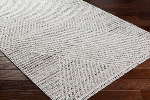 Livabliss Berlin Geometric Runner Rug Turkey Woven Polypropylene Blend for Hallways and Entryways Sage, Ivory 6'7" x 9' BLR2302-679