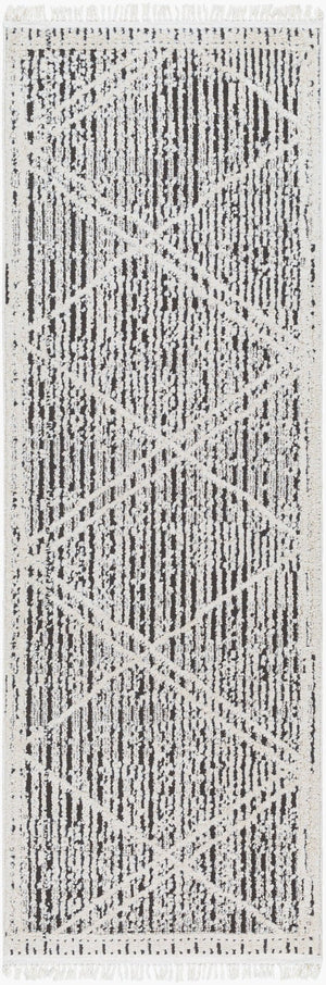Livabliss Berlin Global Inspired Runner Rug Polypropylene Blend for Hallways and Entryways Sage, Dark Brow 2'7" x 7'3" BLR2306-2773