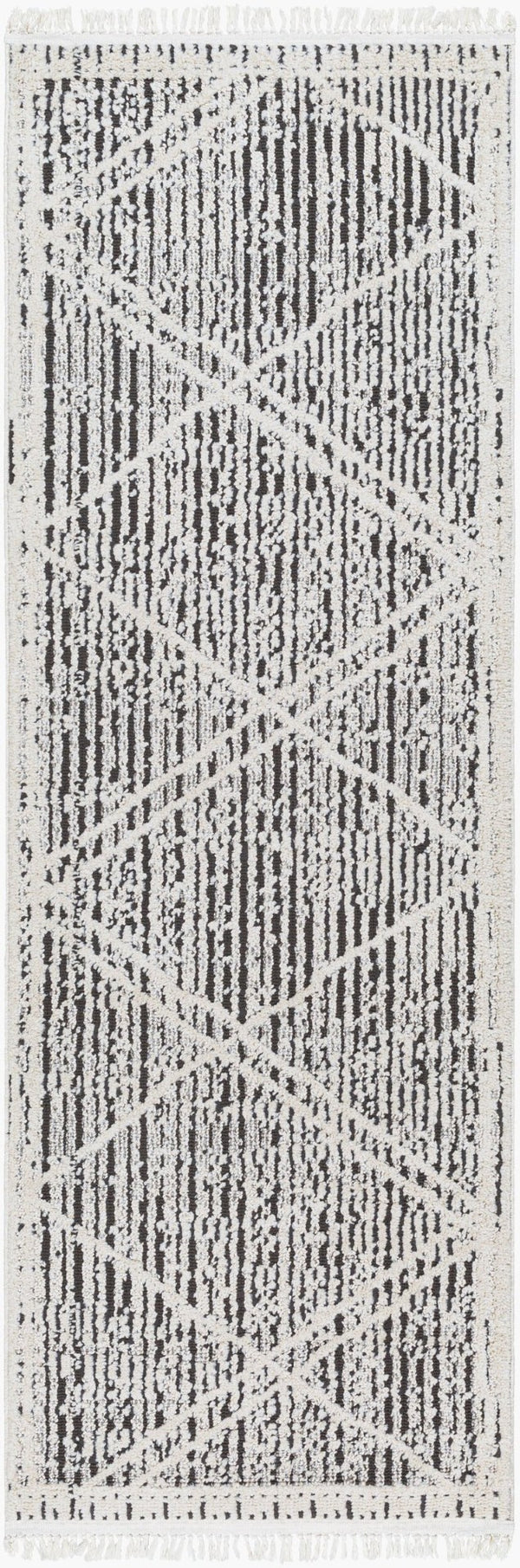 Livabliss Berlin Global Inspired Runner Rug Polypropylene Blend for Hallways and Entryways Sage, Dark Brow 2'7" x 7'3" BLR2306-2773