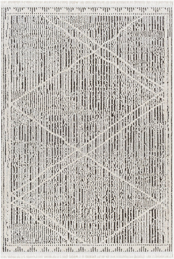 Livabliss Berlin Global Inspired Runner Rug Polypropylene Blend for Hallways and Entryways Sage, Dark Brow 5'3" x 7' BLR2306-537