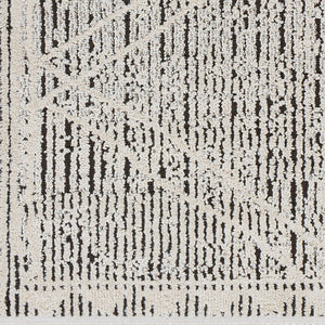 Livabliss Berlin Global Inspired Runner Rug Polypropylene Blend for Hallways and Entryways Sage, Dark Brow 5'3" x 7' BLR2306-537