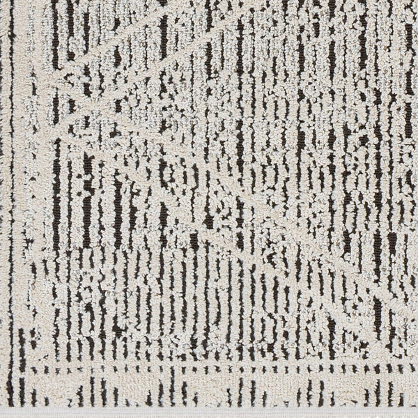 Livabliss Berlin Global Inspired Runner Rug Polypropylene Blend for Hallways and Entryways Sage, Dark Brow 5'3" x 7' BLR2306-537