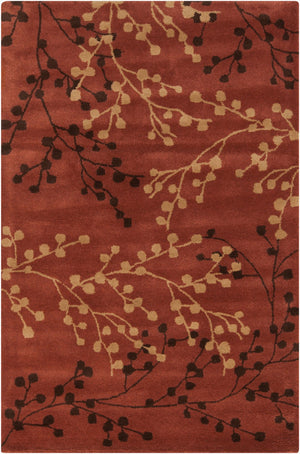 Surya Blossoms Bls-2602 8' X 8' Hand Tufted Wool Rug - Modern Decor With Medium Pile & One Year Warranty  Wool Bls2602-912