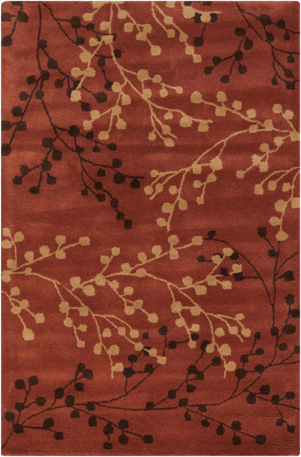 Surya Blossoms Bls-2602 8' X 8' Hand Tufted Wool Rug - Modern Decor With Medium Pile & One Year Warranty  Wool Bls2602-912