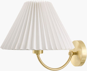 Livabliss Bellette Arts and Crafts Wall Sconce with Linen Shade for Warm Ambient Lighting BLTE-001