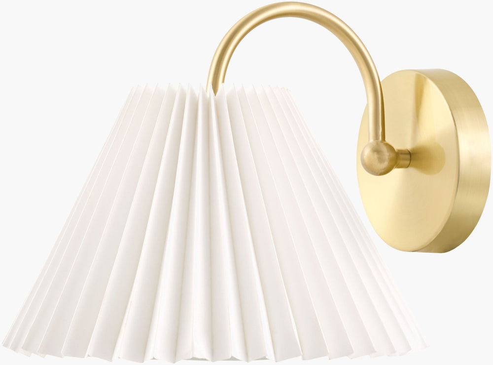 Livabliss Bellette Arts and Crafts Wall Sconce with Linen Polyester Shade for Ambient Lighting BLTE-002