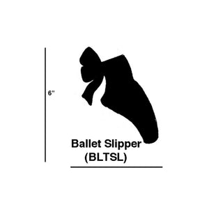 Ballet Slipper Cookie Cutter - Set of 6 BLTSL/S6 Elk Home