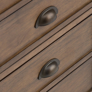 English Elm Redmond Console Sofa Table - Rustic Solid Wood Design With Storage & Unique Natural Charm B136P158102-GIGA