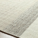 Bolu BLU-2300 9' x 12' Handmade Rug BLU2300-912  Light Silver, Ash, Sterling Grey, Metallic - Silver Surya