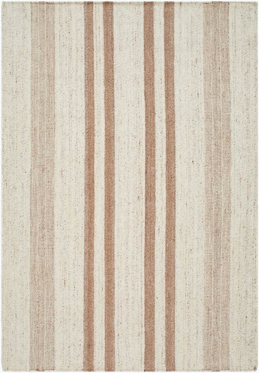 Livabliss Bolu Handwoven Wool Area Rug Geometric Pattern for Entryways and Kitchen Nooks Ivory, Sandston 2' x 3' BLU2302-23