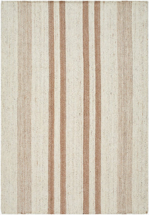 Livabliss Bolu Handwoven Wool Area Rug Geometric Pattern for Entryways and Kitchen Nooks Ivory, Sandston 2' x 3' BLU2302-23