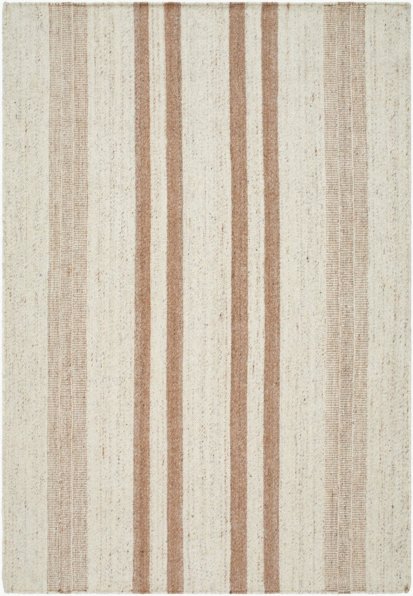 Livabliss Bolu Handwoven Wool Area Rug Geometric Pattern for Entryways and Kitchen Nooks Ivory, Sandston 2' x 3' BLU2302-23
