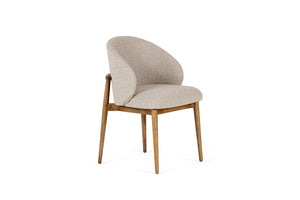 VIG Furniture Modrest Blum - Modern Beige Linen Dining Chair VGMY-3741-BGE