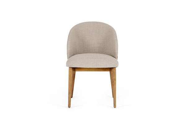 VIG Furniture Modrest Blum - Modern Beige Linen Dining Chair VGMY-3741-BGE