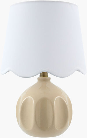Livabliss Bellune Linen Shade Table Lamp with Metal Base for Nightstand or Side BLUN-003