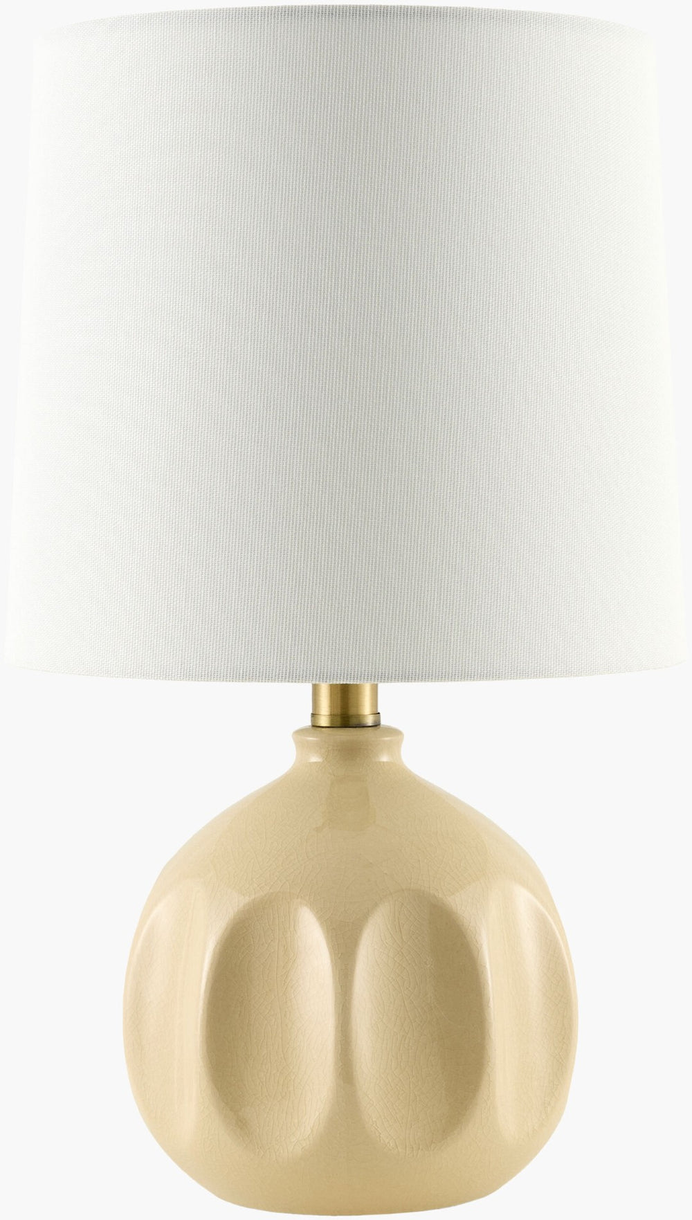 Livabliss Bellune Globe Silhouette Felt Linen Metal Table Lamp for Bohemian Eclectic Interiors BLUN-021