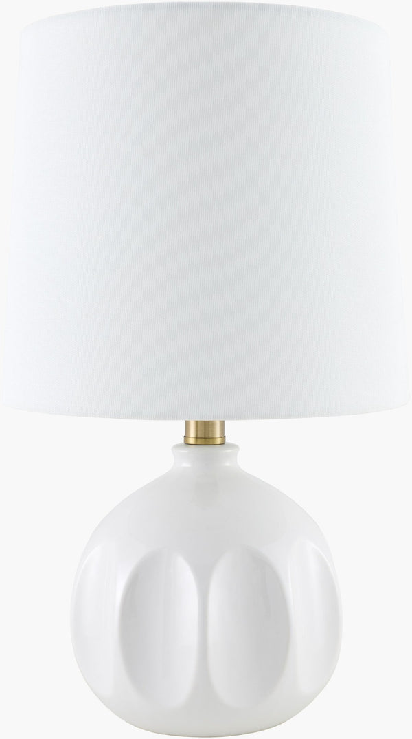 Livabliss Bellune Eclectic Global Accent Lamp with Felt Linen Shade for Warm Ambient Glow BLUN-022