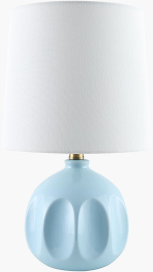 Livabliss Bellune Mixed Material Table Lamp Felt Linen Metal Bohemian Accent Ambient Glow BLUN-023